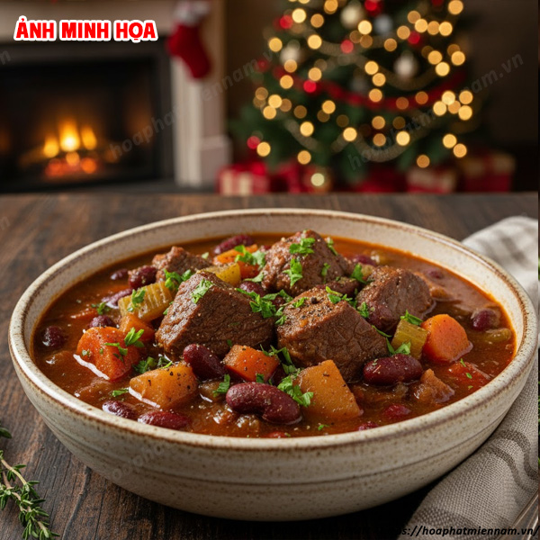 Công Thức Bò Hầm Đậu Đỏ