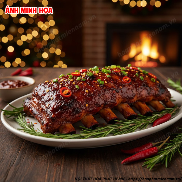 Công Thức Sườn Nướng Sốt Cay Cho Noel