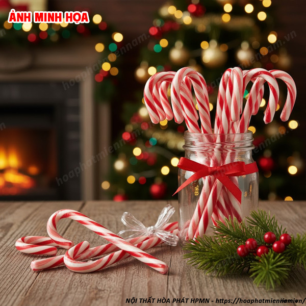 Công Thức Kẹo Gậy Giáng Sinh Tự Làm