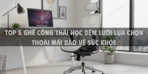 Top 5 Ghế Công Thái Học Đệm Lưới Lựa Chọn Thoải Mái Bảo Vệ Sức Khỏe