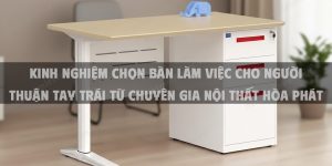 Kinh Nghiệm Chọn Bàn Làm Việc Cho Người Thuận Tay Trái Từ Chuyên Gia Nội Thất Hòa Phát