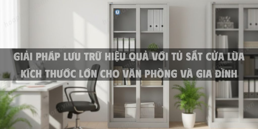 Giải Pháp Lưu Trữ Hiệu Quả Với Tủ Sắt Cửa Lùa Kích Thước Lớn Cho Văn Phòng Và Gia Đình