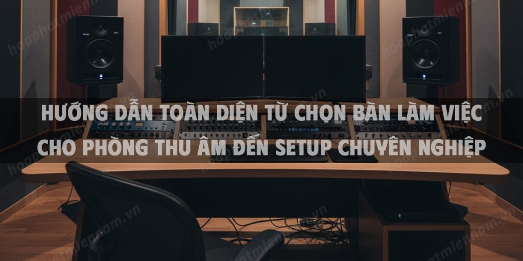 Hướng Dẫn Toàn Diện Từ Chọn Bàn Làm Việc Cho Phòng Thu Âm Đến Setup Chuyên Nghiệp