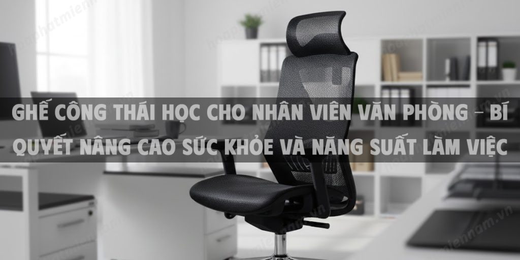 Ghế Công Thái Học Cho Nhân Viên Văn Phòng – Bí Quyết Nâng Cao Sức Khỏe Và Năng Suất Làm Việc