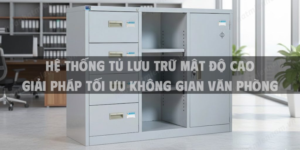 Hệ Thống Tủ Lưu Trữ Mật Độ Cao Giải Pháp Tối Ưu Không Gian Văn Phòng