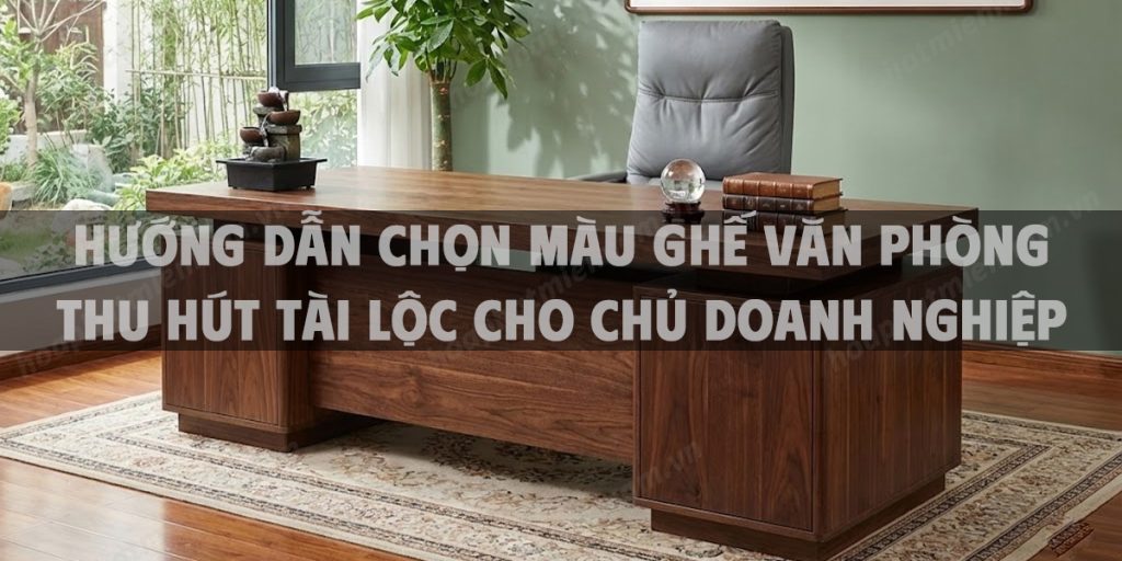 Hướng Dẫn Chọn Màu Ghế Văn Phòng Thu Hút Tài Lộc Cho Chủ Doanh Nghiệp