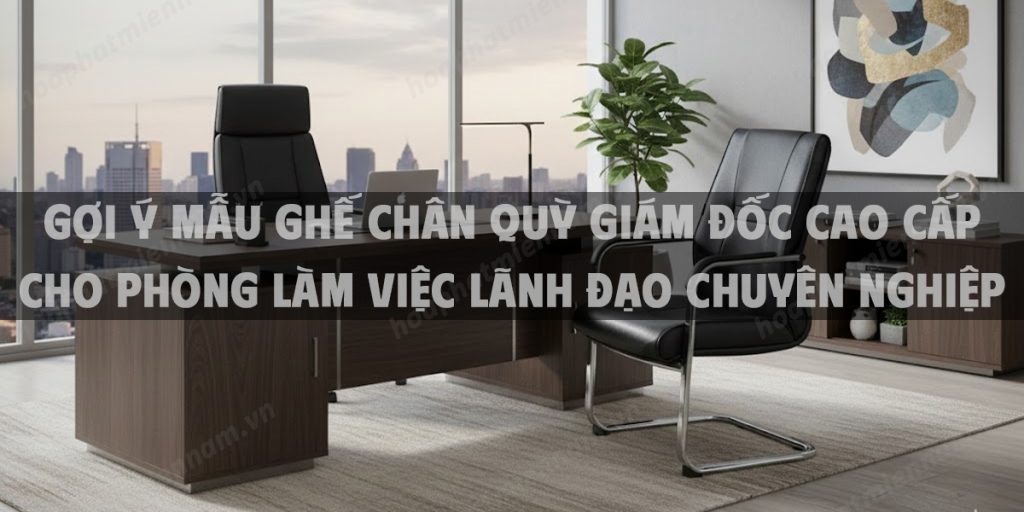 Gợi Ý Mẫu Ghế Chân Quỳ Giám Đốc Cao Cấp Cho Phòng Làm Việc Lãnh Đạo Chuyên Nghiệp