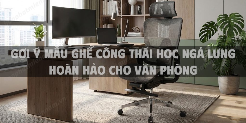 Gợi Ý Mẫu Ghế Công Thái Học Ngả Lưng Hoàn Hảo Cho Văn Phòng