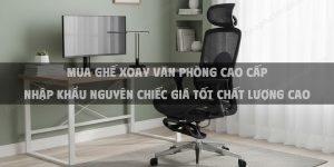 Mua Ghế Xoay Văn Phòng Cao Cấp Nhập Khẩu Nguyên Chiếc Giá Tốt Chất Lượng Cao Tại TpHCM