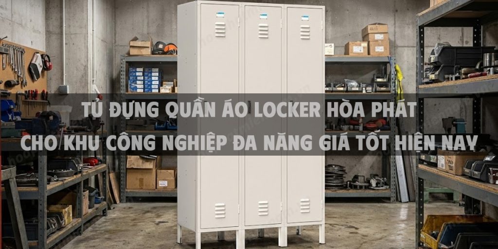Tủ Đựng Quần Áo Locker Hòa Phát Cho Khu Công Nghiệp Đa Năng Giá Tốt Hiện Nay