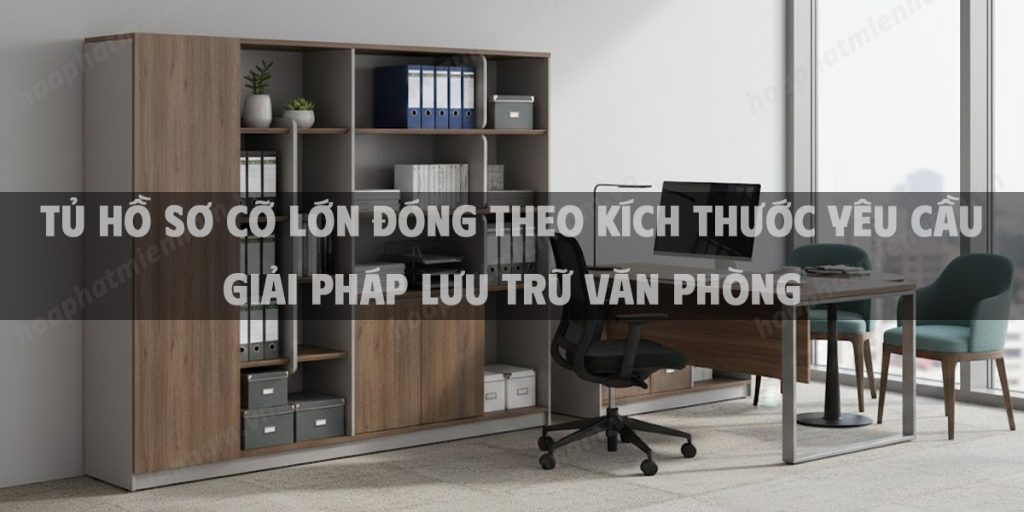 Tủ Hồ Sơ Cỡ Lớn Đóng Theo Kích Thước Yêu Cầu Giải Pháp Lưu Trữ Văn Phòng