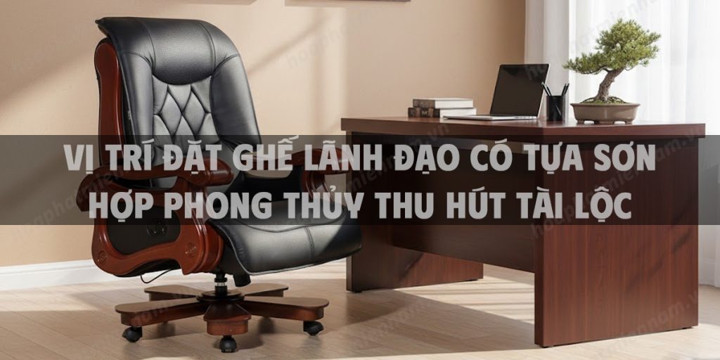 Vị Trí Đặt Ghế Lãnh Đạo Có Tựa Sơn Hợp Phong Thủy Thu Hút Tài Lộc