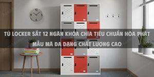Tủ Locker Sắt 12 Ngăn Khóa Chìa Tiêu Chuẩn Hòa Phát Mẫu Mã Đa Dạng Chất Lượng Cao