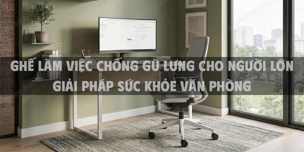 Ghế Làm Việc Chống Gù Lưng Cho Người Lớn Giải Pháp Sức Khỏe Văn Phòng