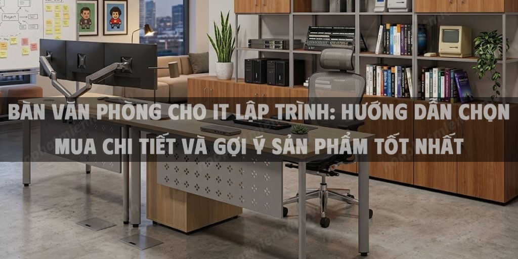 Bàn Văn Phòng Cho IT Lập Trình: Hướng Dẫn Chọn Mua Chi Tiết Và Gợi Ý Sản Phẩm Tốt Nhất