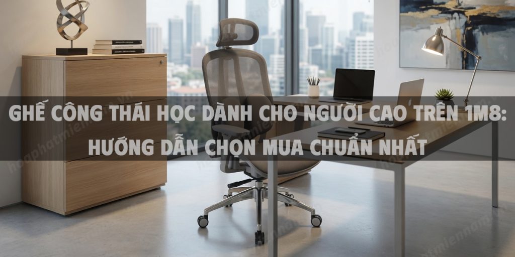 Ghế Công Thái Học Dành Cho Người Cao Trên 1m8: Hướng Dẫn Chọn Mua Chuẩn Nhất