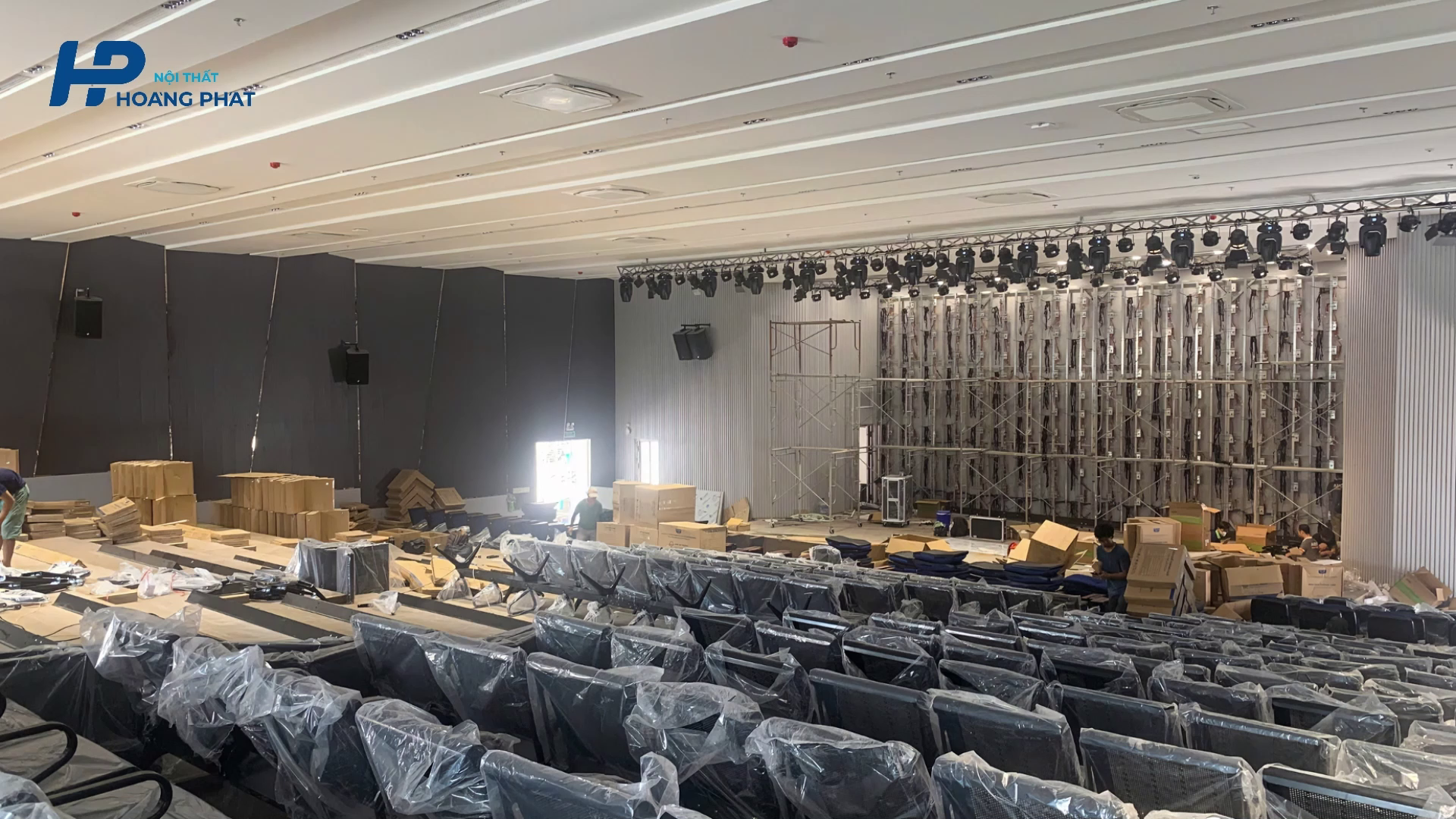 Lắp Đặt Nội Thất Hội Trường Tại Học Viện Hàng Không Việt Nam