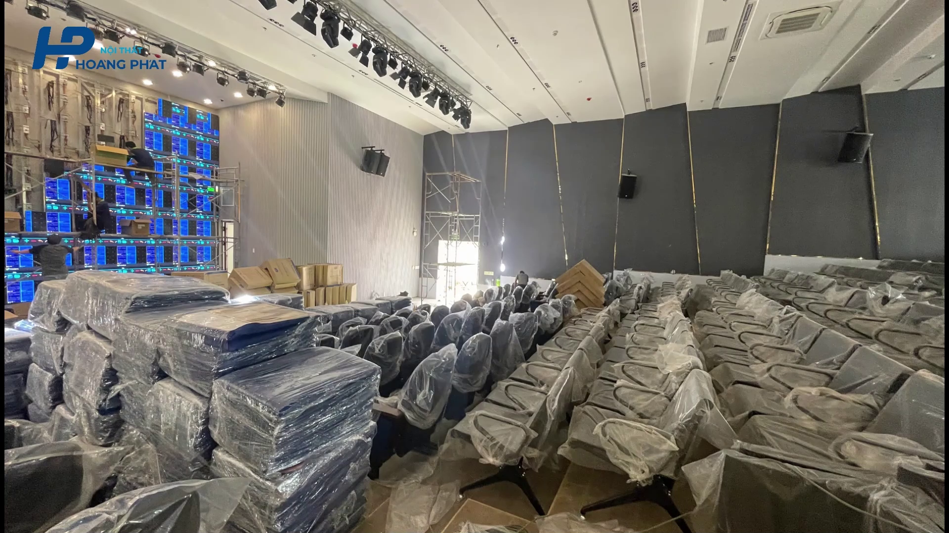 Lắp Đặt Nội Thất Hội Trường Tại Học Viện Hàng Không Việt Nam