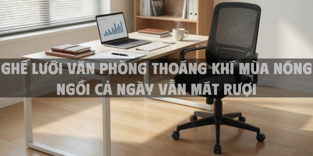 Ghế Lưới Văn Phòng Thoáng Khí Mùa Nóng Ngồi Cả Ngày Vẫn Mát Rượi