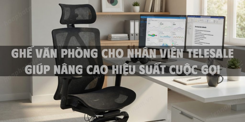 Ghế văn phòng cho nhân viên telesale giúp nâng cao hiệu suất cuộc gọi