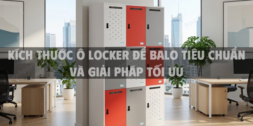 Kích thước ô locker để balo tiêu chuẩn và giải pháp tối ưu