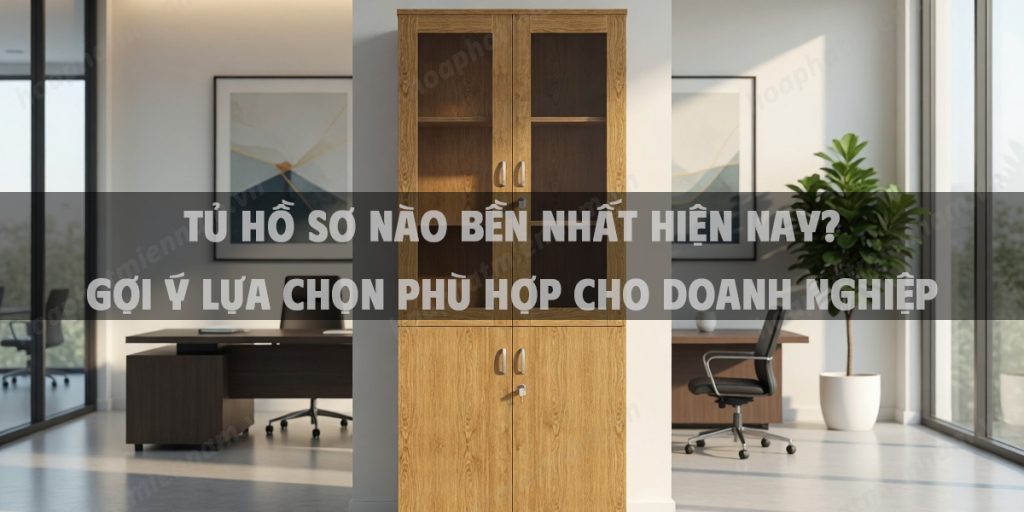 Tủ hồ sơ nào bền nhất hiện nay? Gợi ý lựa chọn phù hợp cho doanh nghiệp