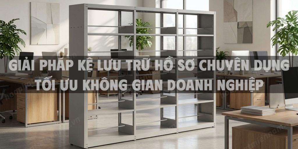 Giải pháp kệ lưu trữ hồ sơ chuyên dụng tối ưu không gian doanh nghiệp