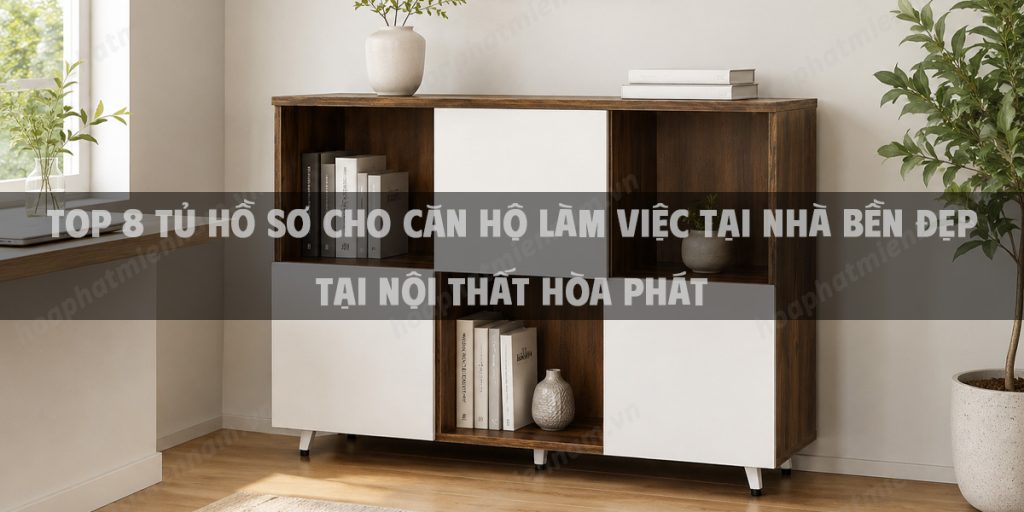 Top 8 tủ hồ sơ cho căn hộ làm việc tại nhà bền đẹp tại Nội Thất Hòa Phát